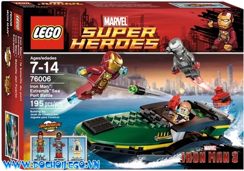76006 LEGO® Super Heroes Iron Man Extremis Sea Port Battle