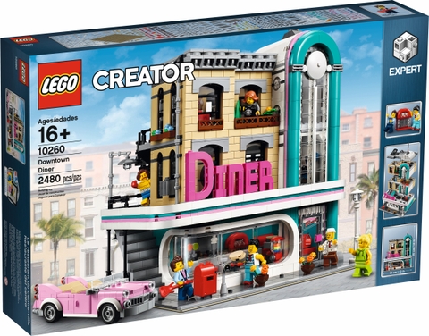10260 LEGO Creator Downtown Diner - Bộ LEGO Bữa tối ở trung tâm thành phố