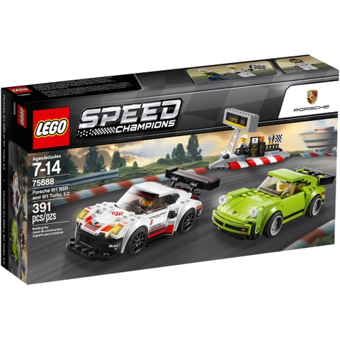75888 LEGO Speed Champions Porsche 911 RSR and 911 Turbo 3.0 - Siêu xe