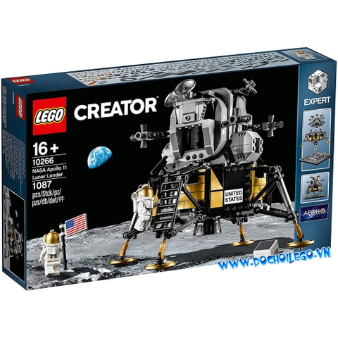 10266 LEGO: NASA Apollo 11 Lunar Lander - Tàu đổ bộ mặt trăng - Đồ chơi LEGO