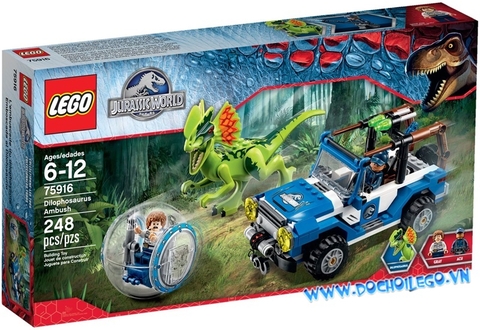 75916 LEGO® Dilophosaurus Ambush (năm 2015)