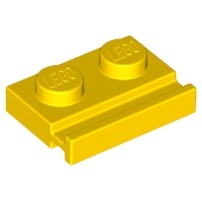 Plate, Modified 1 x 2 with Door Rail - Gạch LEGO 32028