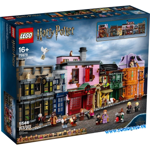 75978 LEGO Harry Potter Diagon Alley™ - Đồ chơi lắp ráp Lego HẺM XÉO