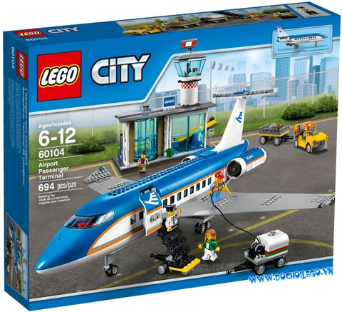 60104 Lego City Airport Terminal and the Airliner