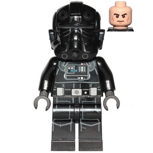 LEGO Star Wars Minifigure TIE Fighter Pilot (frown) - Nhân vật phi công TIE Fighter (cau mày) - sw1138