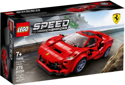 76895 LEGO Speed Champions Ferrari F8 Tributo - Xe mô hình Ferrari F8 Tributo 