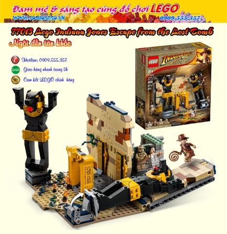 77013 Lego Indiana Jones Escape from the Lost Tomb - Đồ chơi lắp ráp Ngôi đền tàn khốc