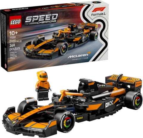 77251 LEGO Speed Champions Formula 1 McLaren F1 Team MCL38 -  Siêu xe  Đồ chơi lắp ráp 2025