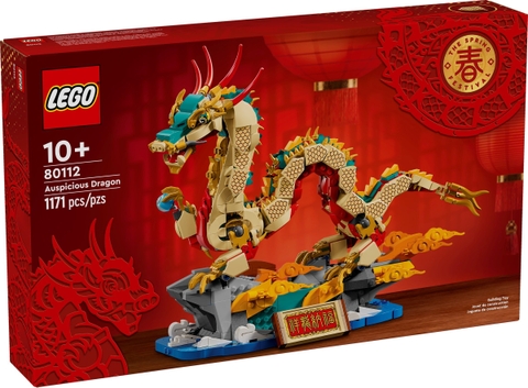 80112 Lego Seasonal Chinese Traditional Festival Auspicious Dragon- Rồng Giáp Thìn may mắn 2024