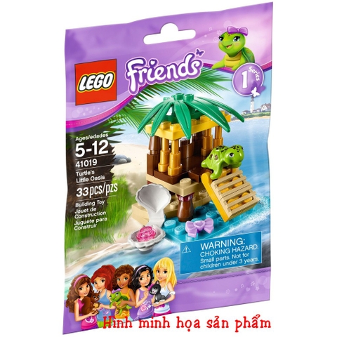 41019 LEGO Friends Turtle's Little Oasis - Ốc đảo nhỏ của Rùa