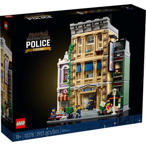 10278 Creator Expert Modular Buildings Police Station - Đồ chơi LEGO Sở cảnh sát
