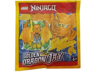 892302 Túi nhân vật JAY- Đồ chơi lắp ráp Iego Ninjago Crystalized Golden Dragon Jay paper bag