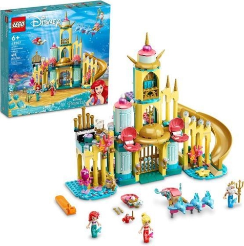 43207 Iego Disney Princess The Little Mermaid Ariel's Underwater Palace-  Lâu đài dưới nước của công chúa Ariel