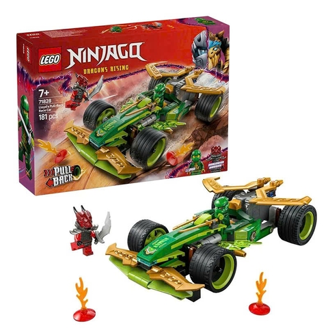 🧡 71828 Lego Ninjago Dragons Rising Season 3 Lloyd's Pull-Back Race Car – Đồ chơi lắp ráp Xe đua của Lloyd 2025