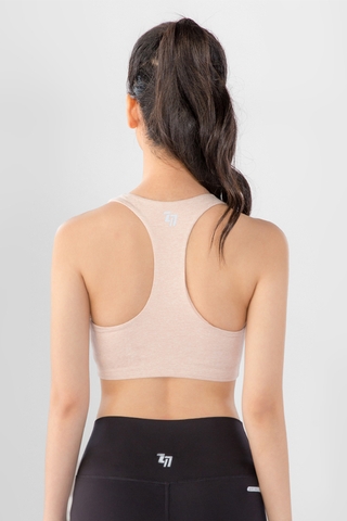 Áo Bra Yoga thể thao màu hồng nhạt H8B10