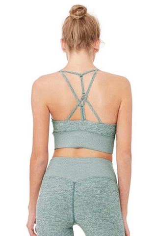 Áo Bra Yoga Sport Bra Xanh Ngọc -H2350