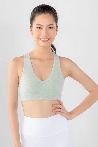 Áo Bra Yoga SPORTS BRA màu Xanh Nhạt H8B60