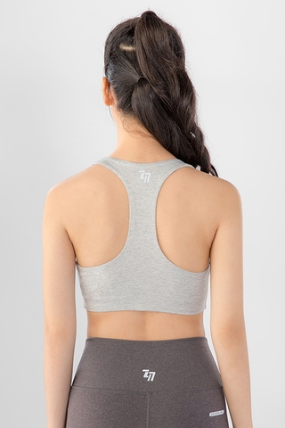 Áo Bra Yoga Sport Bra xám kẽm H8B70