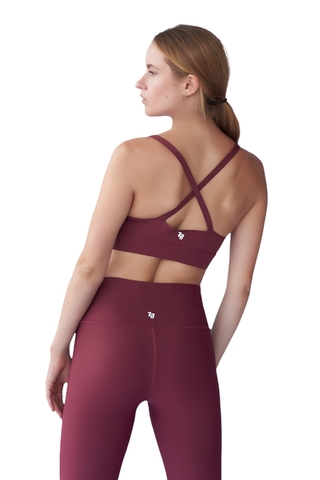 SPORTS BRA - MULLED WINE