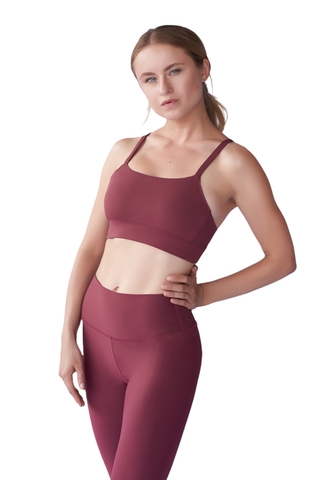 SPORTS BRA - MULLED WINE