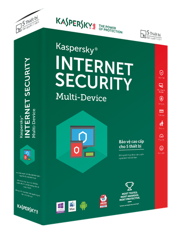 Kaspersky Internet Security – 5 PC/năm