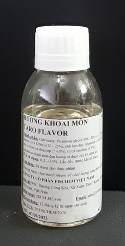 Hương Khoai Môn FAROMA 100 ml không màu (Nguyên liệu Đức, sx Việt Nam)