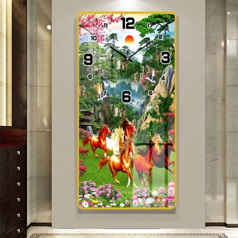 Tranh Đồng Hồ Tráng Gương Mã Đáo Thành Công SGP 1692274 Tranh Đồng Hồ Tráng Gương Mã Đáo Thành Công SGP 1692274