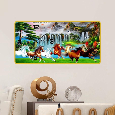 Tranh Đồng Hồ Tráng Gương Mã Đáo Thành Công SGP 1692254 Tranh Đồng Hồ Tráng Gương Mã Đáo Thành Công SGP 1692254