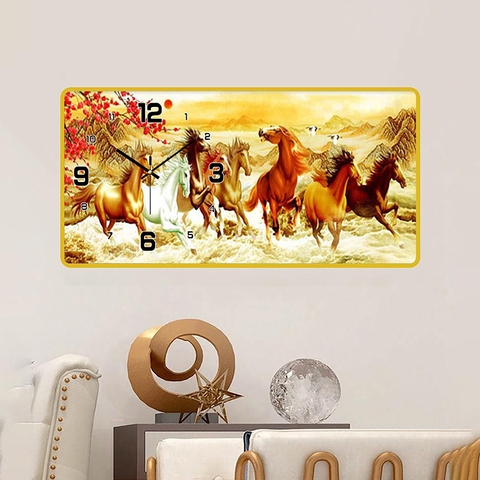 Tranh Đồng Hồ Tráng Gương Mã Đáo Thành Công SGP 1692256 Tranh Đồng Hồ Tráng Gương Mã Đáo Thành Công SGP 1692256