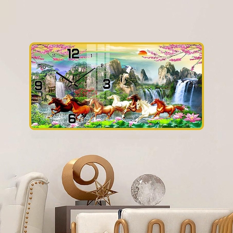 Tranh Đồng Hồ Tráng Gương Mã Đáo Thành Công SGP 1692203 Tranh Đồng Hồ Tráng Gương Mã Đáo Thành Công SGP 1692203
