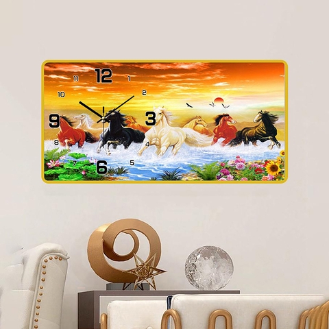 Tranh Đồng Hồ Tráng Gương Mã Đáo Thành Công SGP 1692210 Tranh Đồng Hồ Tráng Gương Mã Đáo Thành Công SGP 1692210