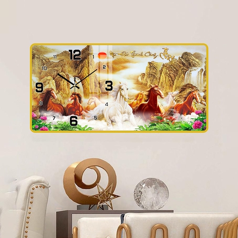 Tranh Đồng Hồ Tráng Gương Mã Đáo Thành Công SGP 1692252 Tranh Đồng Hồ Tráng Gương Mã Đáo Thành Công SGP 1692252