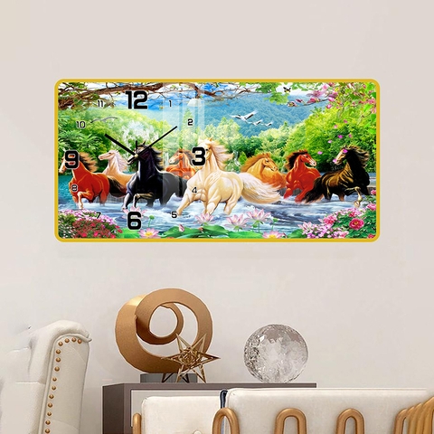 Tranh Đồng Hồ Tráng Gương Mã Đáo Thành Công SGP 1692212 Tranh Đồng Hồ Tráng Gương Mã Đáo Thành Công SGP 1692212