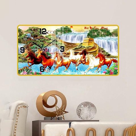 Tranh Đồng Hồ Tráng Gương Mã Đáo Thành Công SGP 1692241 Tranh Đồng Hồ Tráng Gương Mã Đáo Thành Công SGP 1692241