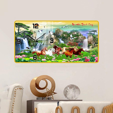 Tranh Đồng Hồ Tráng Gương Mã Đáo Thành Công SGP 1692243 Tranh Đồng Hồ Tráng Gương Mã Đáo Thành Công SGP 1692243
