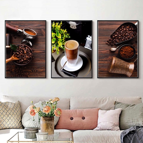 Tranh Canvas - Tranh Hạt Cafe SGP 4122222 Tranh Canvas - Tranh Hạt Cafe SGP 4122222