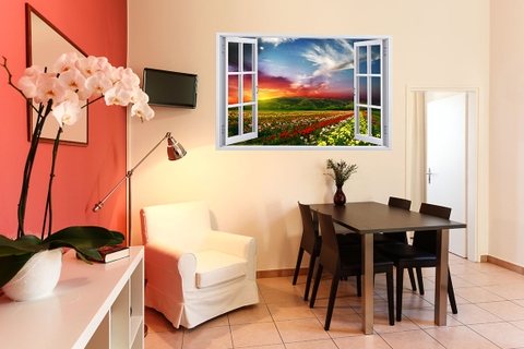 Tranh Dán Tường Cửa Sổ  SGP07A Tranh Dán Tường Cửa Sổ  SGP07A