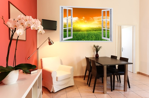 Tranh Dán Tường Cửa Sổ  SGP016A Tranh Dán Tường Cửa Sổ  SGP016A