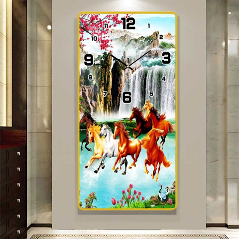 Tranh Đồng Hồ Tráng Gương Mã Đáo Thành Công SGP 1692266 Tranh Đồng Hồ Tráng Gương Mã Đáo Thành Công SGP 1692266