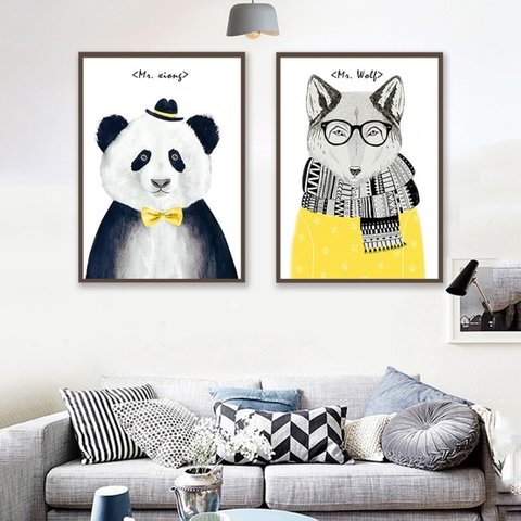 Tranh Canvas - Tranh Bộ Gấu Và Sói SGP 2132230 Tranh Canvas - Tranh Bộ Gấu Và Sói SGP 2132230