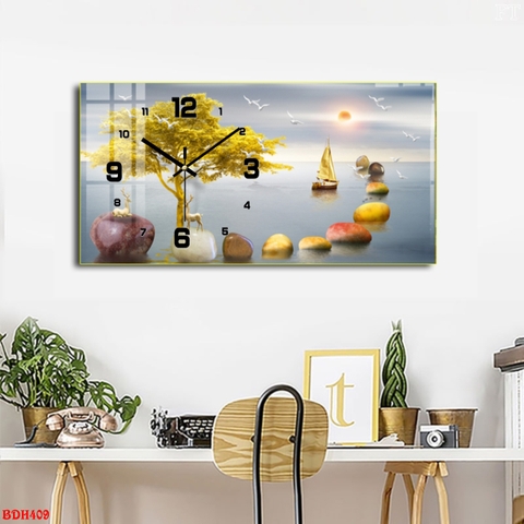 Tranh Đồng Hồ Tráng Gương SGP 1182205 Tranh Đồng Hồ Tráng Gương SGP 1182205