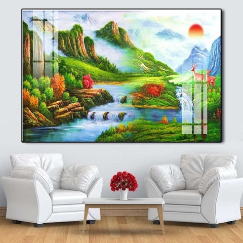 Tranh Tráng Gương - Tranh Sơn Thủy SGP 2742216 Tranh Tráng Gương - Tranh Sơn Thủy SGP 2742216