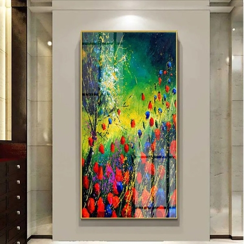 Tranh Khổ Dọc - Tranh Rừng Hoa SGP 2742222 Tranh Khổ Dọc - Tranh Rừng Hoa SGP 2742222