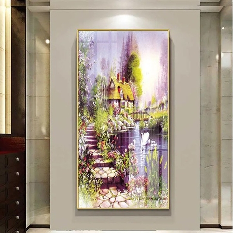 Tranh Khổ Dọc - Tranh Nhà Ngoại Ô Châu Âu SGP 2742224 Tranh Khổ Dọc - Tranh Nhà Ngoại Ô Châu Âu SGP 2742224