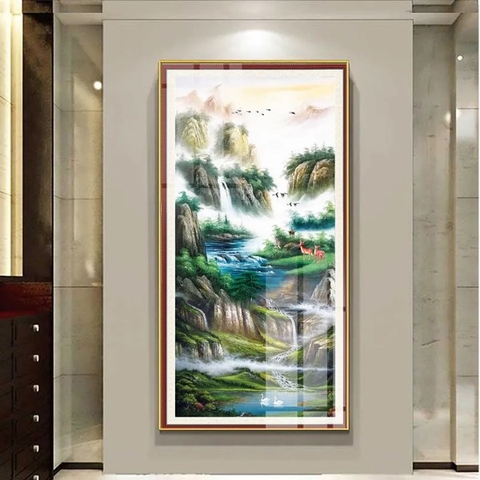 Tranh Khổ Dọc - Tranh Sơn Thủy SGP 2742214 Tranh Khổ Dọc - Tranh Sơn Thủy SGP 2742214