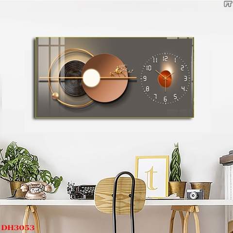 Tranh Đồng Hồ Tráng Gương Hiện Đại SGP 27203 Tranh Đồng Hồ Tráng Gương Hiện Đại SGP 27203