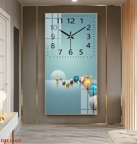 Tranh Đồng Hồ Tráng Gương Hiện Đại SGP 27212 Tranh Đồng Hồ Tráng Gương Hiện Đại SGP 27212