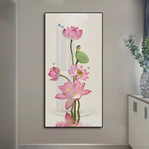 Tranh Khổ Dọc - Tranh Hoa Sen SGP 2832256 Tranh Khổ Dọc - Tranh Hoa Sen SGP 2832256