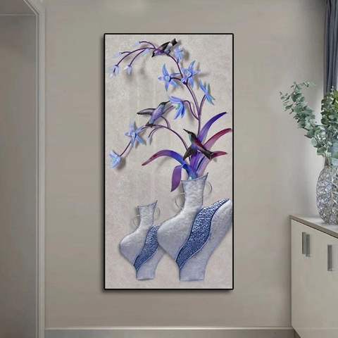 Tranh Khổ Dọc - Tranh Chim Én Và Hoa SGP 2932210 Tranh Khổ Dọc - Tranh Chim Én Và Hoa SGP 2932210