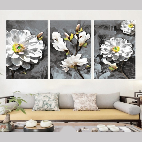 Tranh Tráng Gương - Tranh Hoa Cúc Trắng SGP 6132217 Tranh Tráng Gương - Tranh Hoa Cúc Trắng SGP 6132217